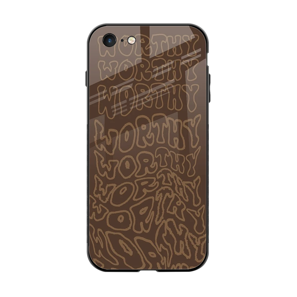 Worthy back phone cover | glass case for iphone 6s plus