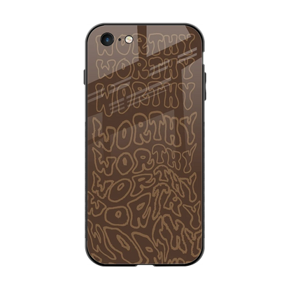 Worthy back phone cover | glass case for iphone 6s plus
