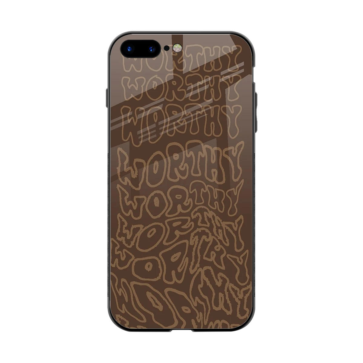 Worthy back phone cover | glass case for iphone 7 plus