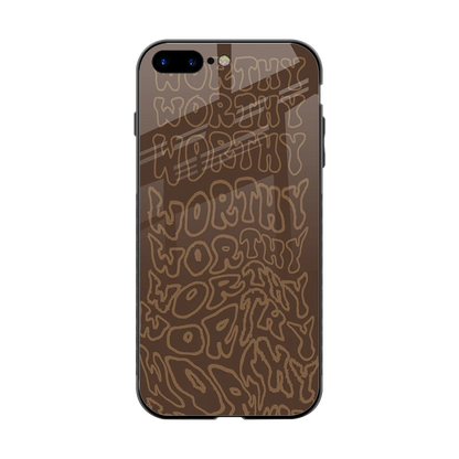 Worthy back phone cover | glass case for iphone 8 plus