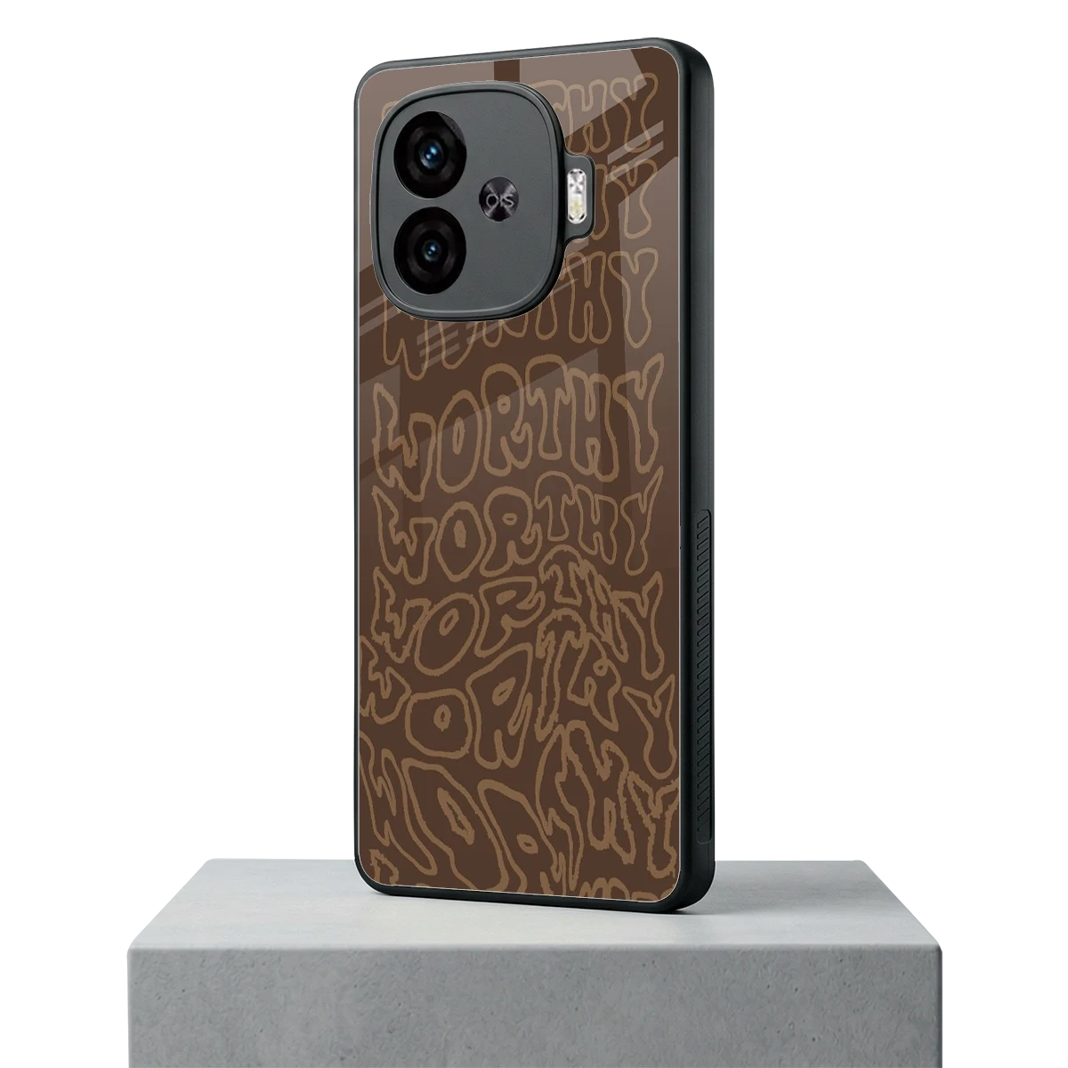 Worthy iqoo neo 10r 5g mobile cover | shockproof glass phone case
