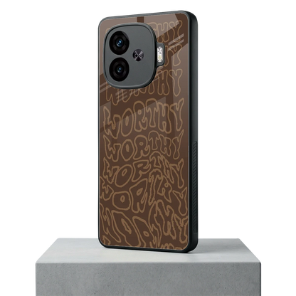 Worthy iqoo neo 10r 5g mobile cover | shockproof glass phone case