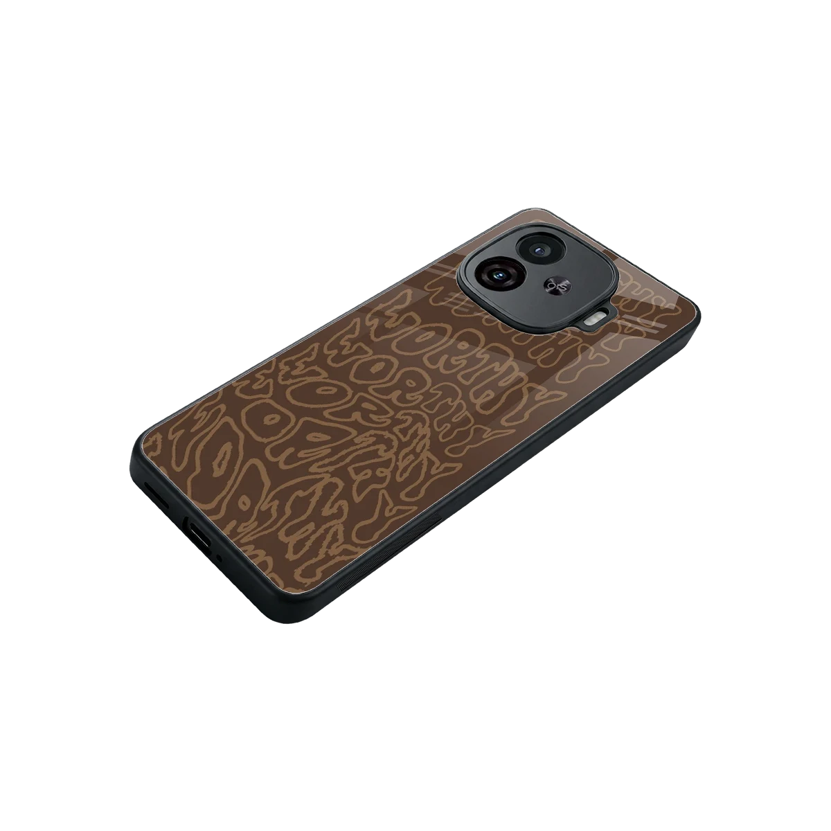 Worthy stylish phone case for iqoo neo 10r 5g | glossy glass and slim fit