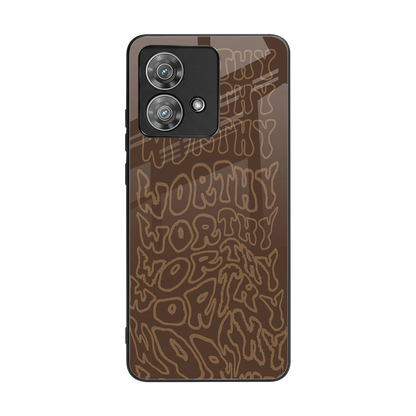 Worthy back phone cover | glass case for motorola edge 40 neo 5g