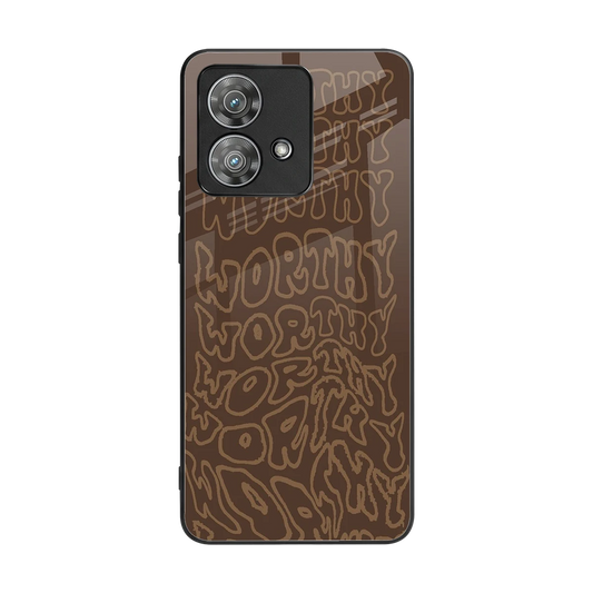 Worthy back phone cover | glass case for motorola edge 40 neo 5g