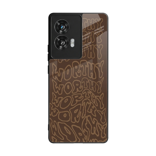 Worthy back phone cover | glass case for motorola edge 50 fusion