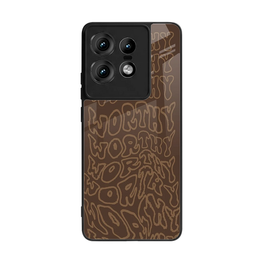 Worthy back phone cover | glass case for motorola edge 50 pro