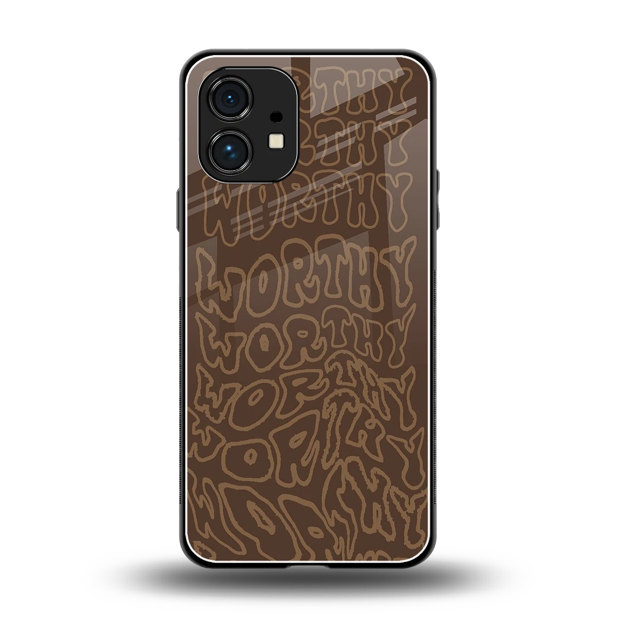 Worthy back phone cover | glass case for nothing phone 1