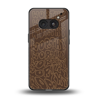 Worthy back phone cover | glass case for nothing phone 2a
