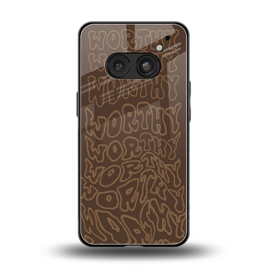 Worthy back phone cover | glass case for nothing phone 2a
