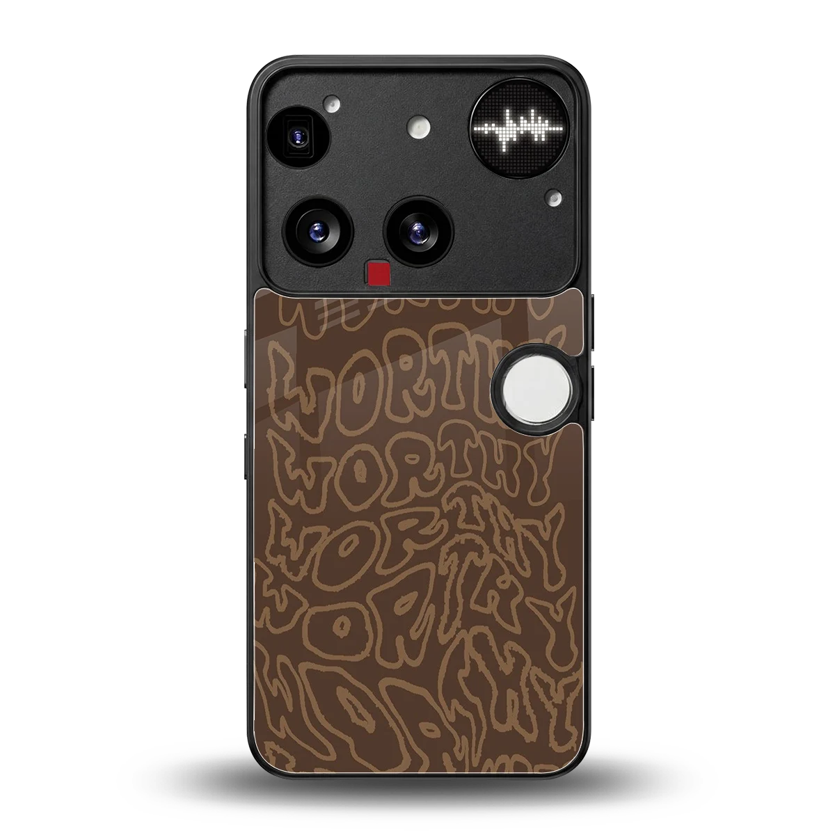 Worthy back phone cover | glass case for nothing phone 3