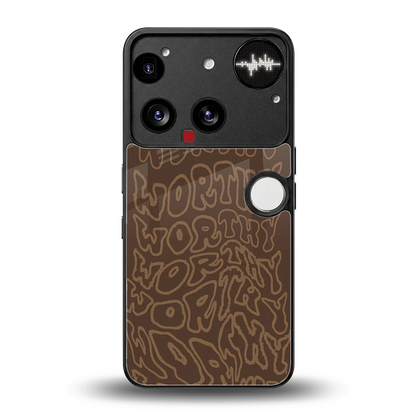 Worthy back phone cover | glass case for nothing phone 3