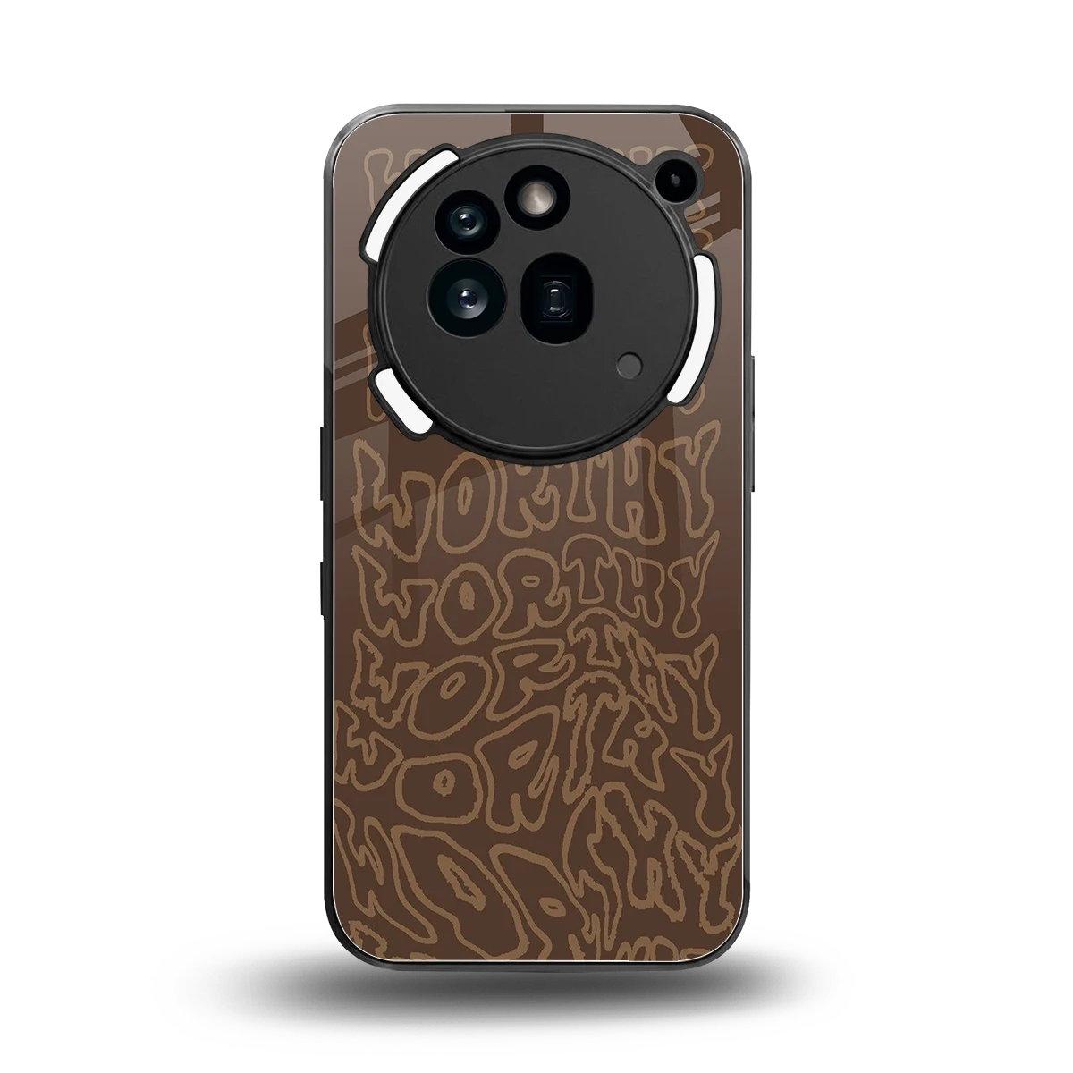 Worthy back phone cover | glass case for nothing phone 3a pro