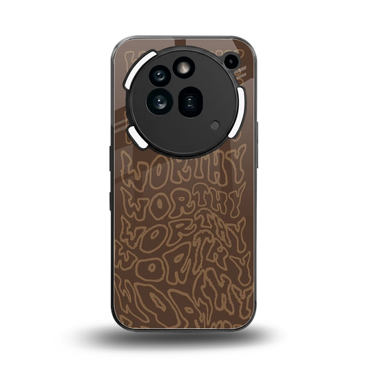 Worthy back phone cover | glass case for nothing phone 3a pro