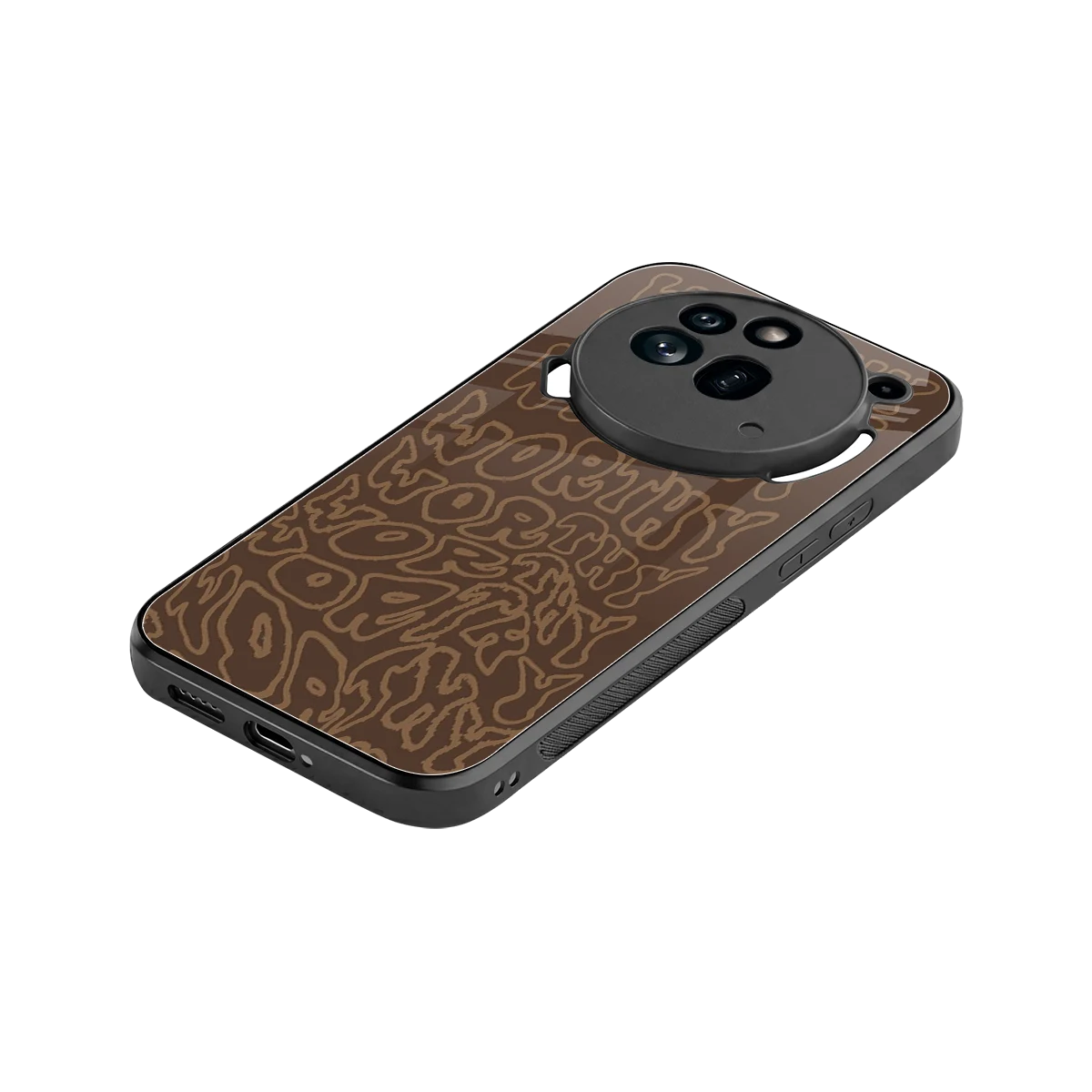 Worthy stylish phone case for nothing phone 3a pro | glossy glass and slim fit