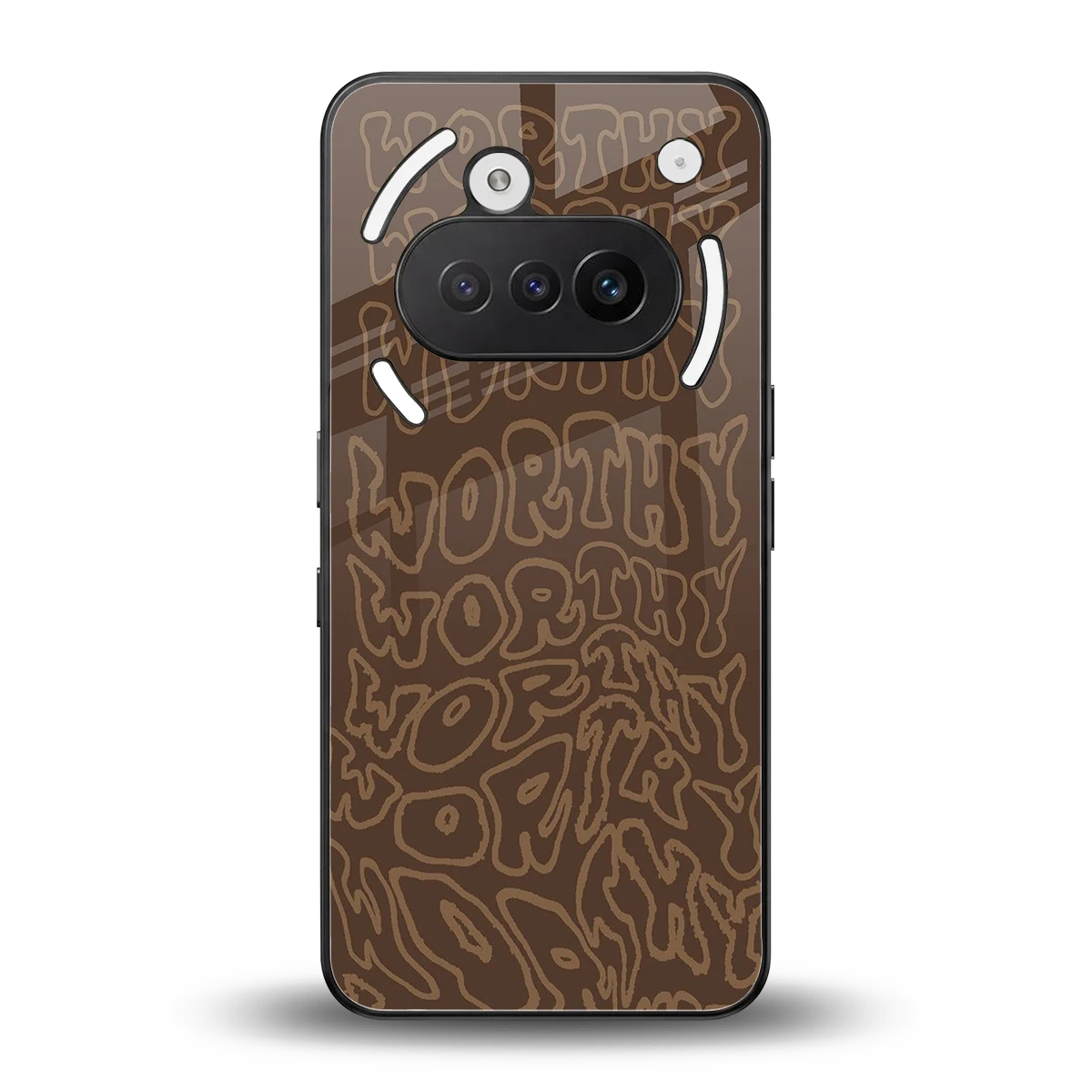 Worthy back phone cover | glass case for nothing phone 3a