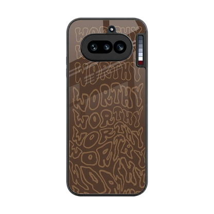 Worthy back phone cover | glass case for nothing phone 4a