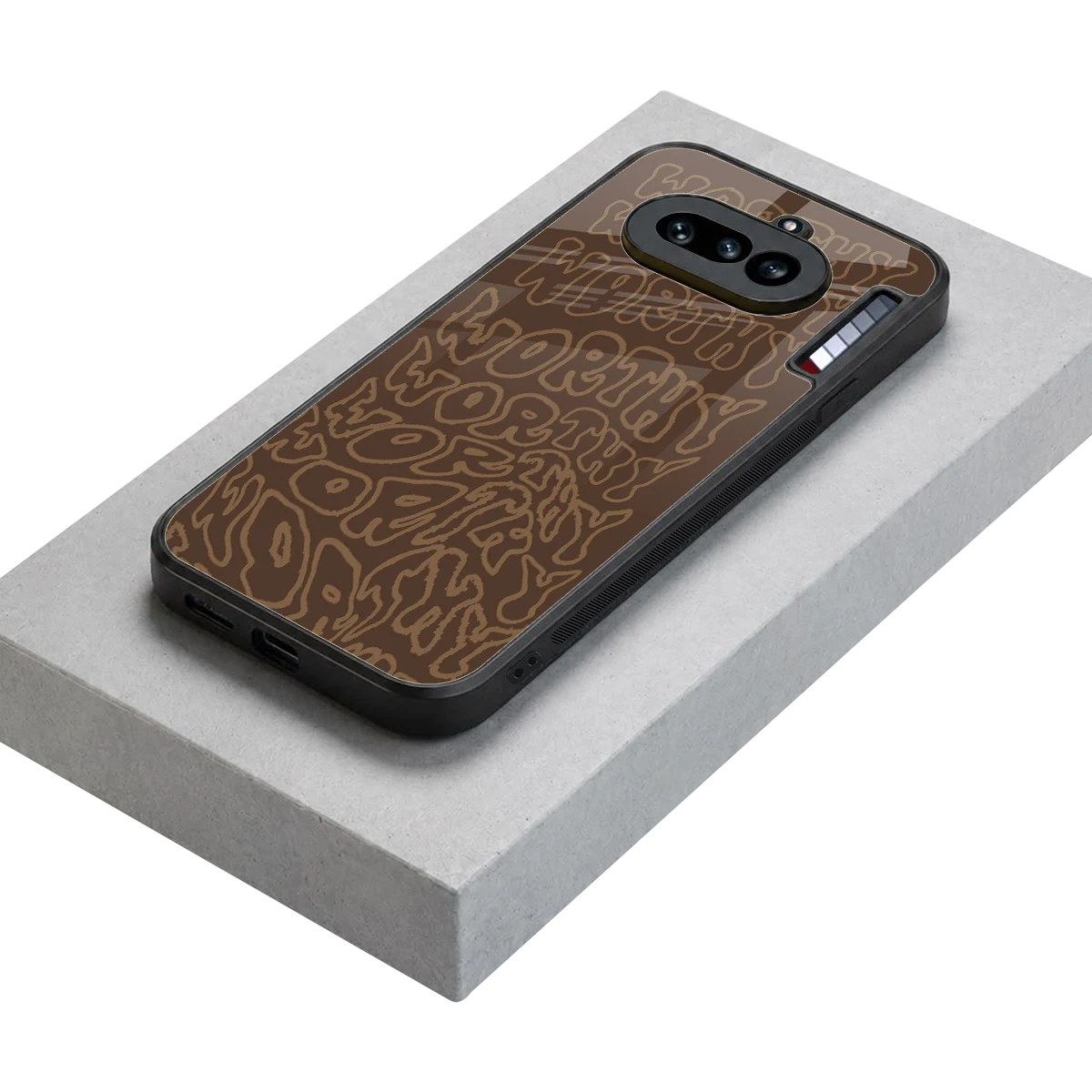 Worthy stylish phone case for nothing phone 4a | glossy glass and slim fit