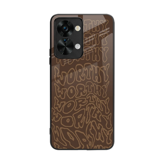 Worthy back phone cover | glass case for oneplus nord 2t