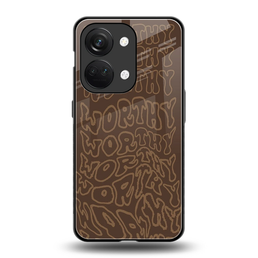 Worthy back phone cover | glass case for oneplus nord 3