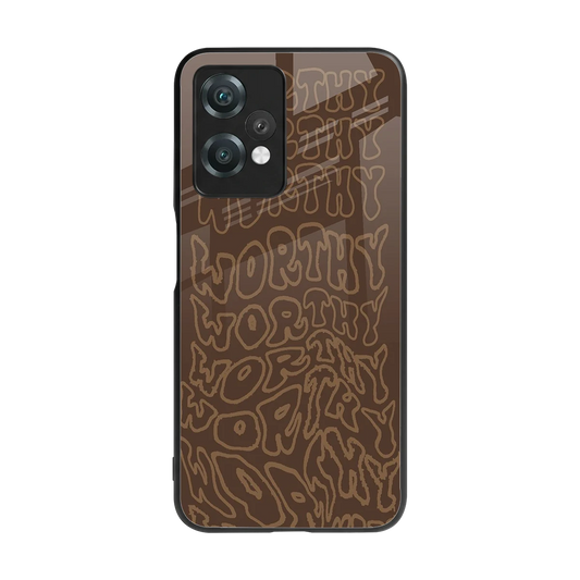 Worthy back phone cover | glass case for oneplus nord ce 2 lite