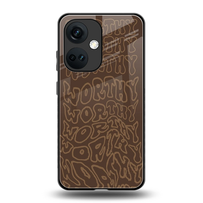 Worthy back phone cover | glass case for oneplus nord ce 3