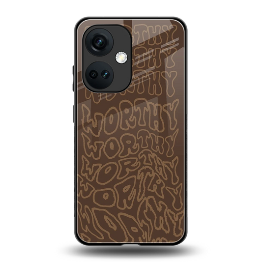 Worthy back phone cover | glass case for oneplus nord ce 3