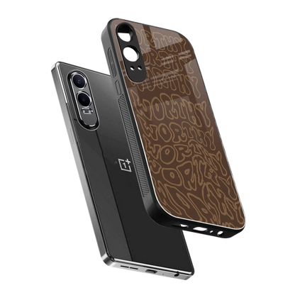 Worthy sleek oneplus nord ce 4 lite cover with tempered glass back and TPU edges