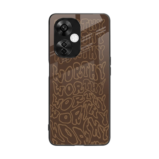 Worthy back phone cover | glass case for oneplus nord ce 3 lite