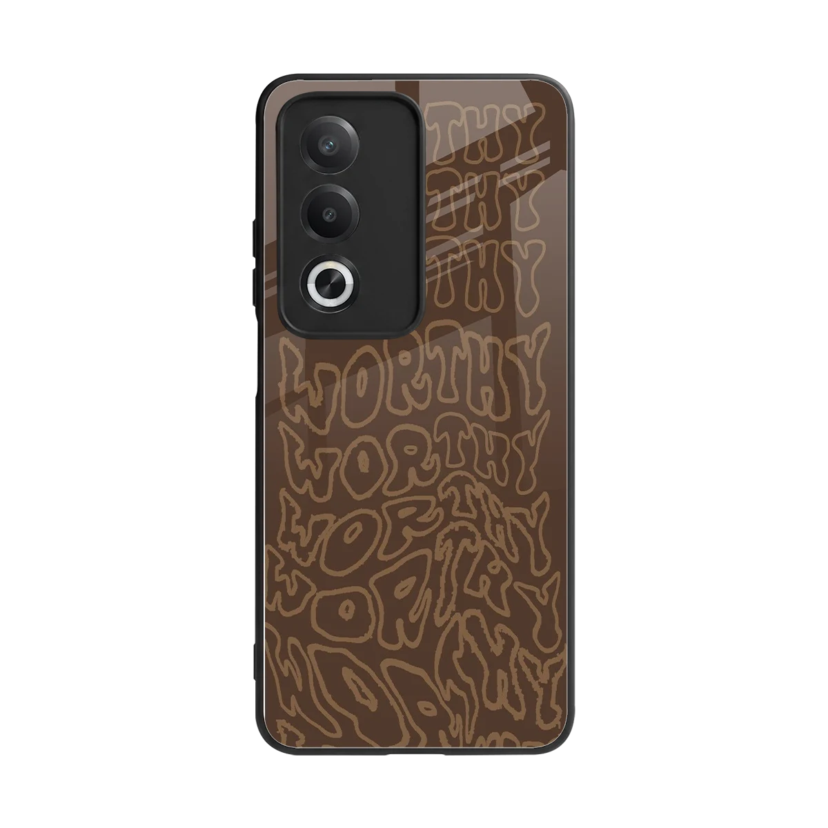 Worthy back phone cover | glass case for oppo a3 pro