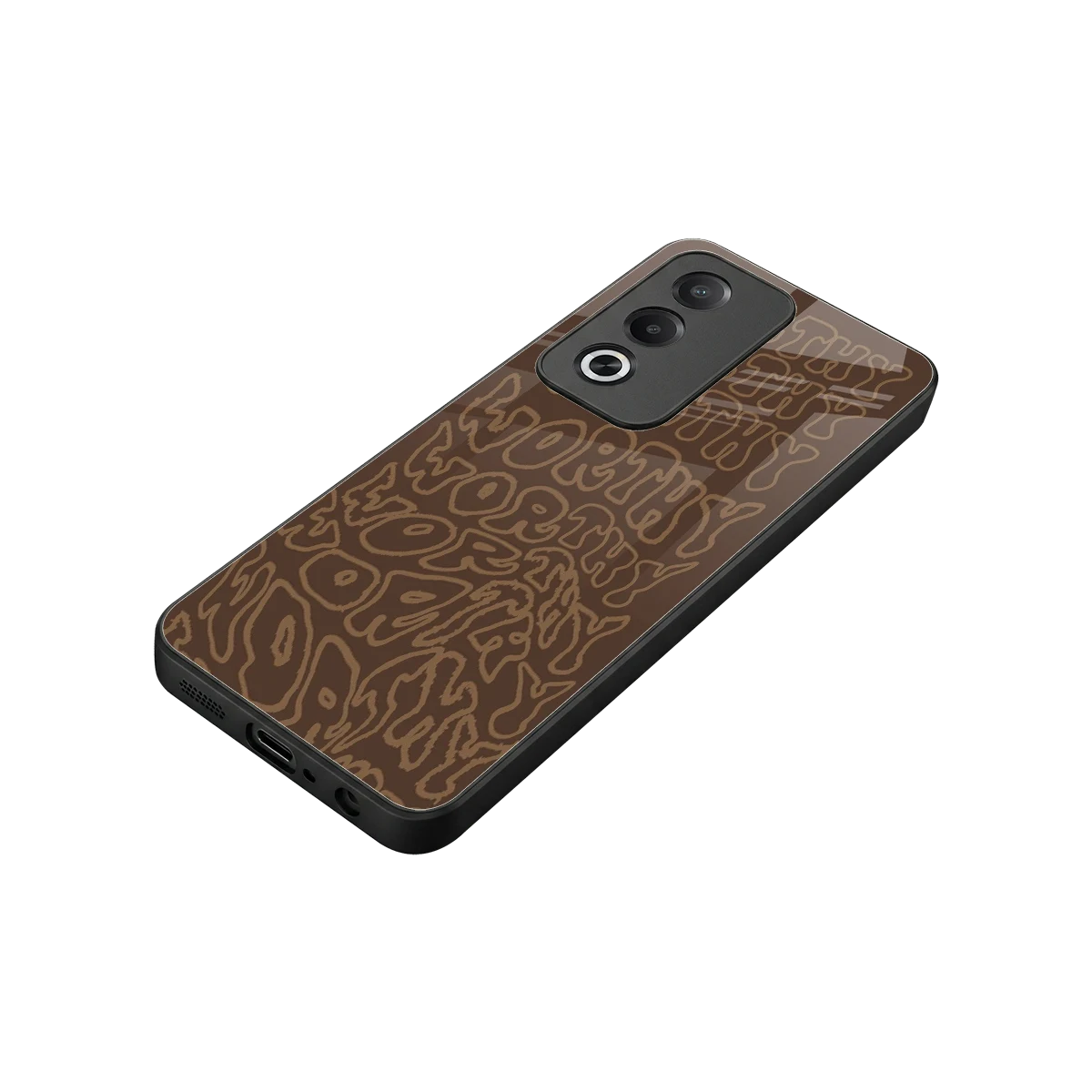Worthy stylish phone case for oppo a3 pro | glossy glass and slim fit