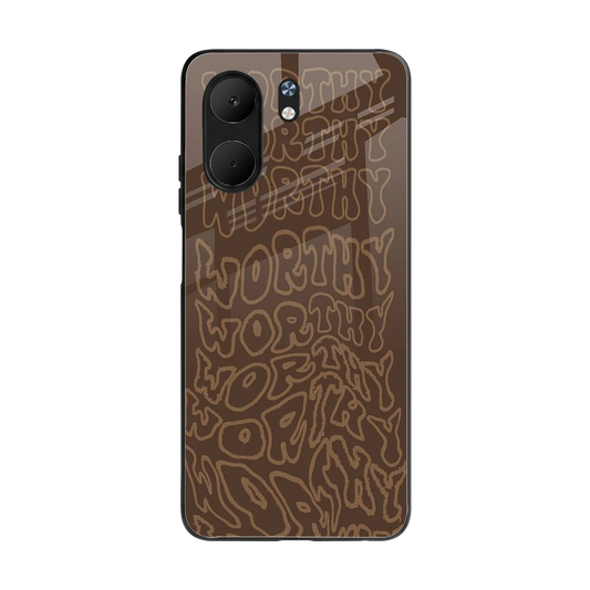 Worthy back phone cover | glass case for oppo a5x 5g