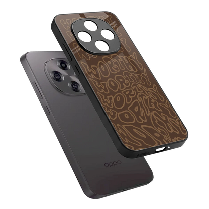 Worthy sleek oppo f31 pro 5g cover with tempered glass back and TPU edges
