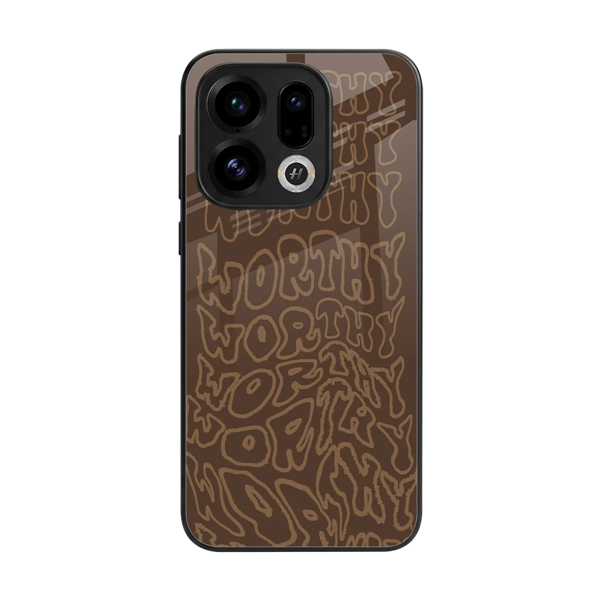 Worthy back phone cover | glass case for oppo find x9