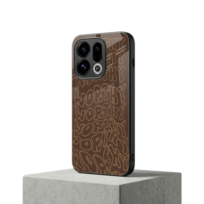 Worthy oppo find x9 mobile cover | shockproof glass phone case