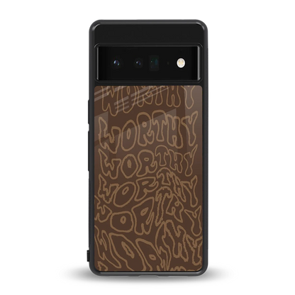 Worthy back phone cover | glass case for google pixel 6 pro