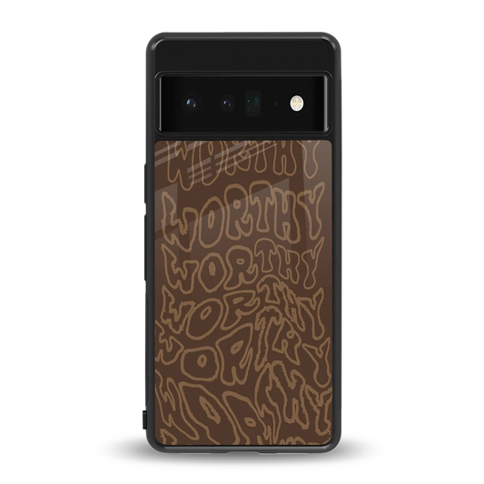 Worthy back phone cover | glass case for google pixel 6 pro