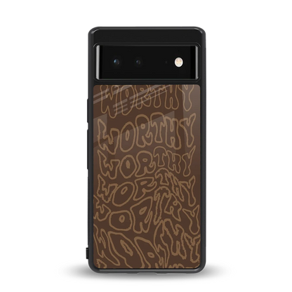 Worthy back phone cover | glass case for google pixel 6a