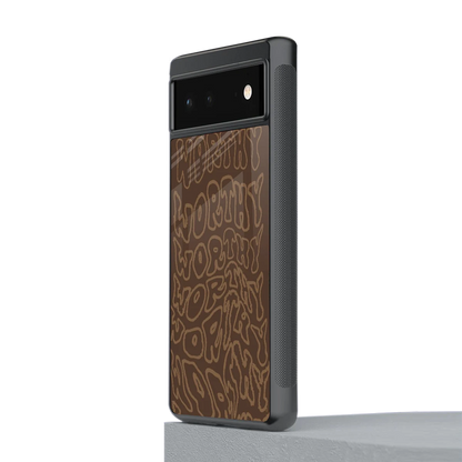 Worthy stylish phone case for google pixel 6a | glossy glass and slim fit