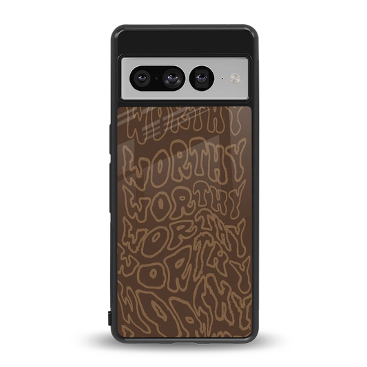 Worthy back phone cover | glass case for google pixel 7 pro
