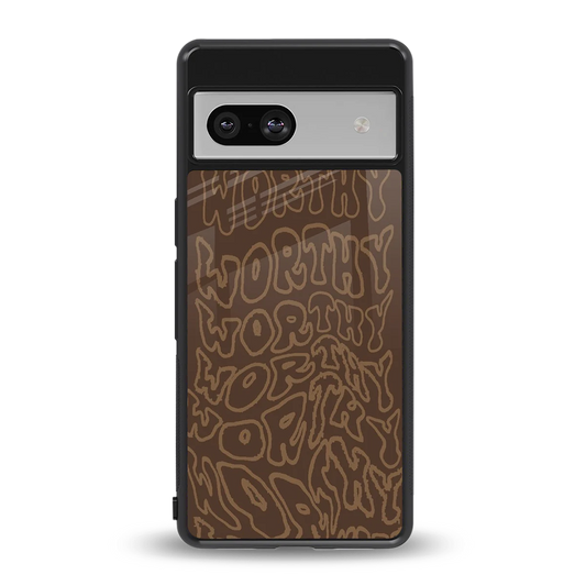Worthy back phone cover | glass case for google pixel 7a