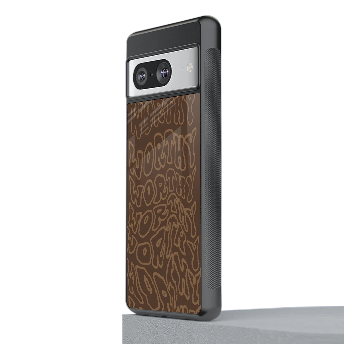 Worthy stylish phone case for google pixel 8 | glossy glass and slim fit