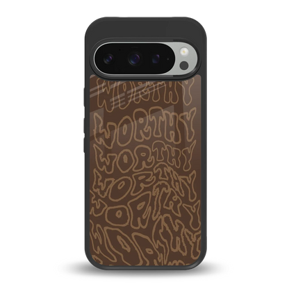 Worthy back phone cover | glass case for google pixel 9 pro xl