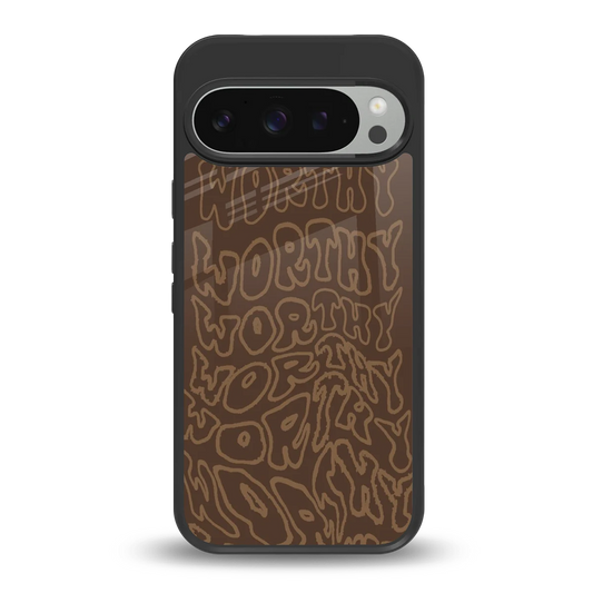 Worthy back phone cover | glass case for google pixel 9 pro xl