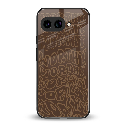 Worthy back phone cover | glass case for google pixel 10a