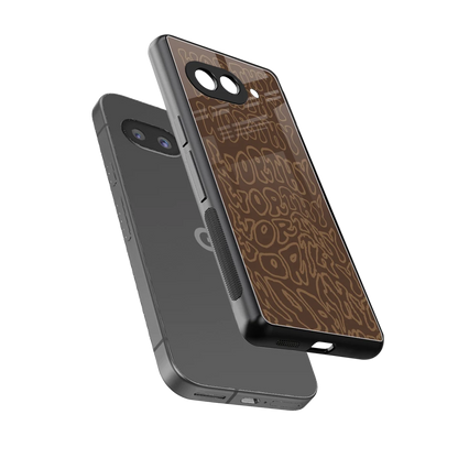 Worthy sleek google pixel 10a cover with tempered glass back and TPU edges