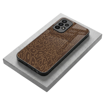 Worthy stylish phone case for samsung galaxy a23 | glossy glass and slim fit