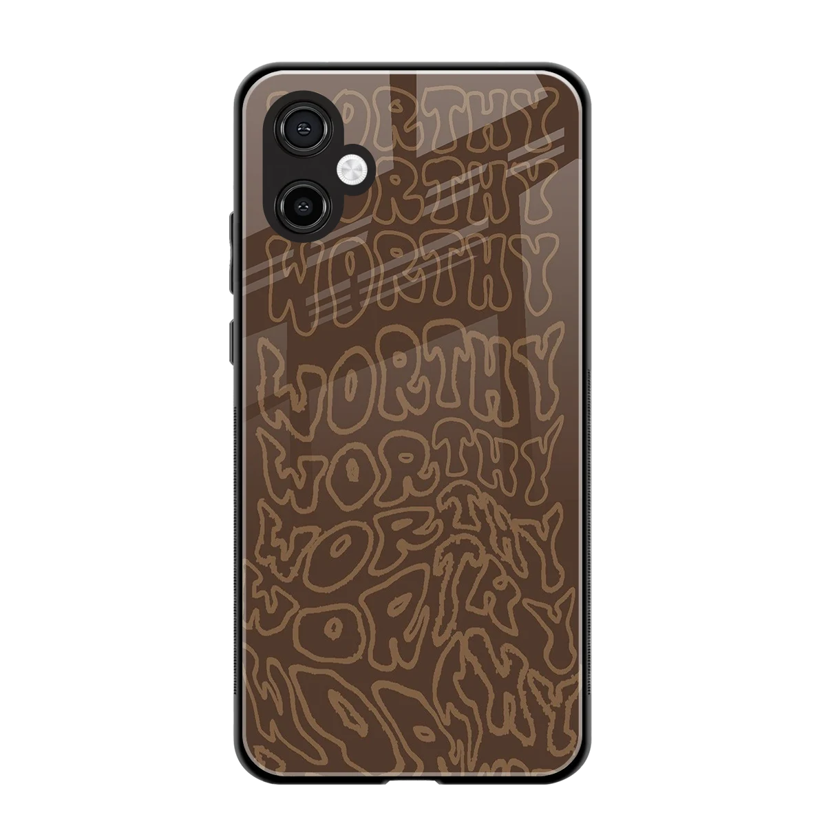 Worthy back phone cover | glass case for samsung galaxy a06 5g