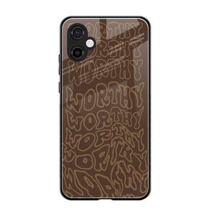 Worthy back phone cover | glass case for samsung galaxy a06 5g
