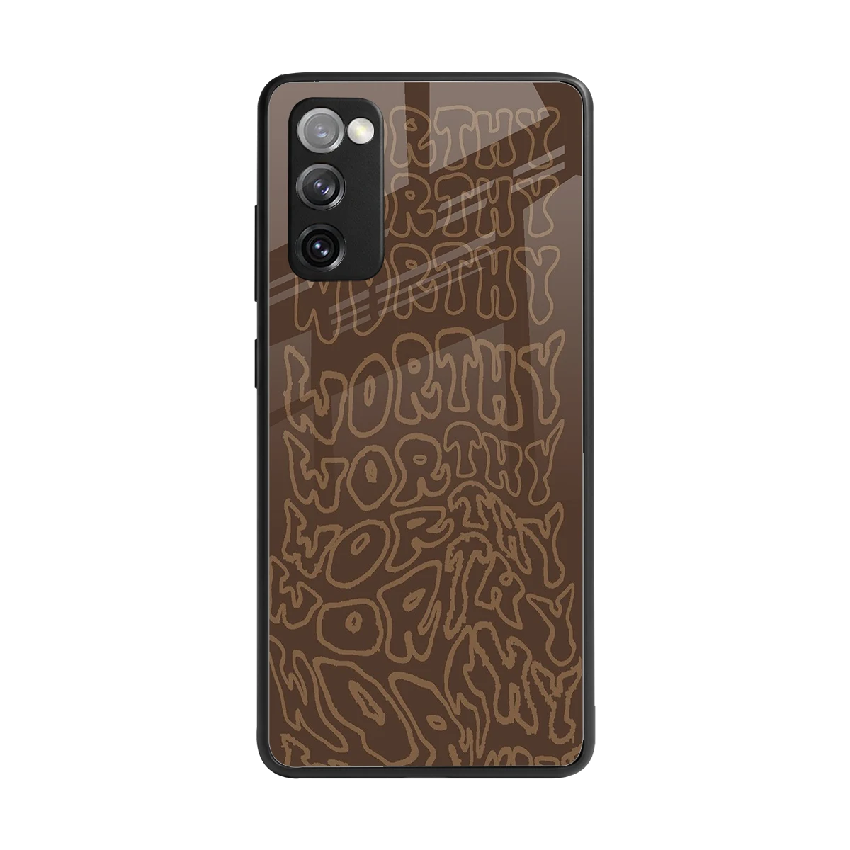 Worthy back phone cover | glass case for samsung galaxy s20 fe